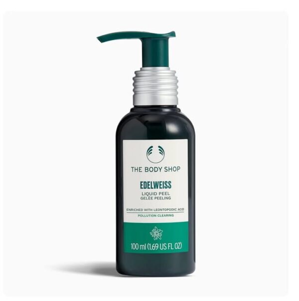 Edelweiss liquid peel Pollution-clearing, gel-to-peel exfoliator